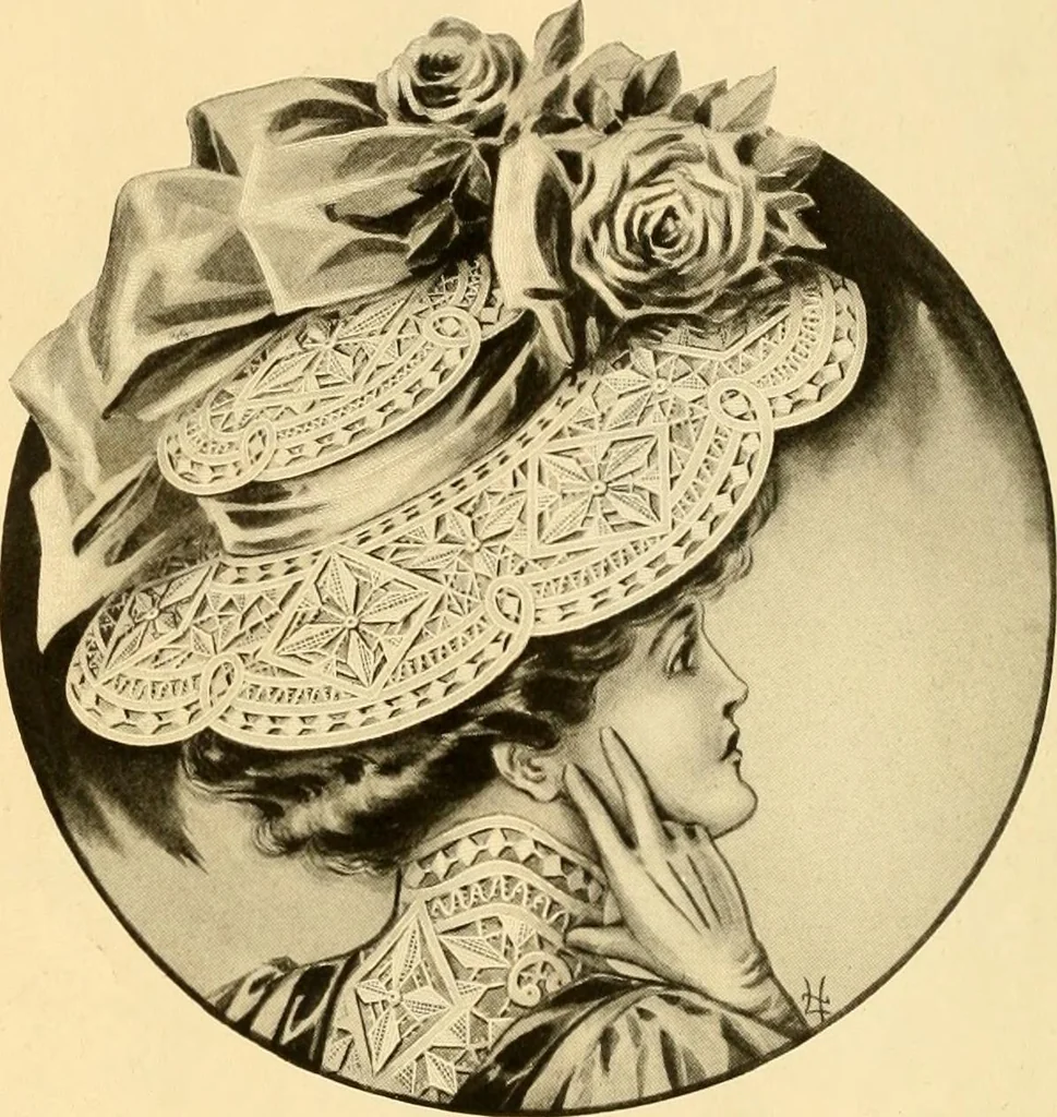 An illustration from Medici lace and the art of making it, 1908, leaf 11
