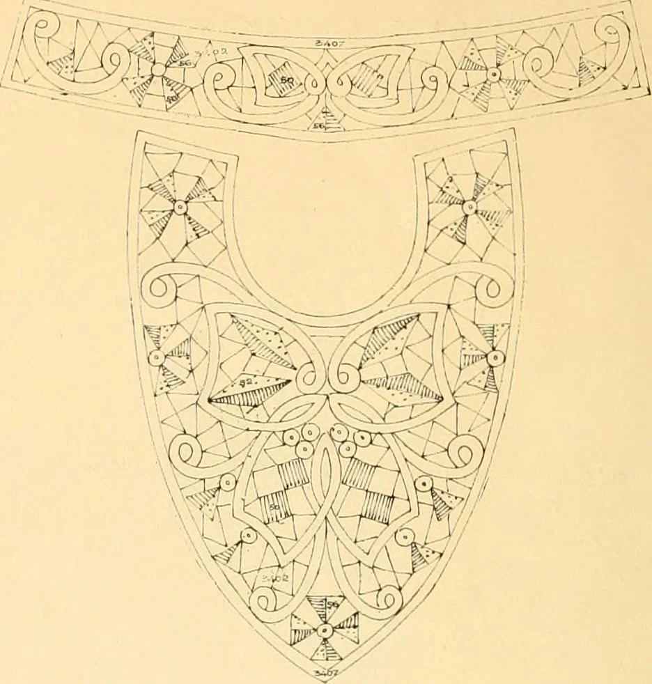 An illustration from Medici lace and the art of making it, 1908, leaf 15