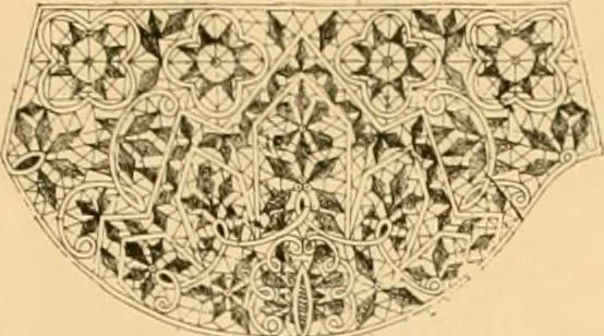 An illustration from Medici lace and the art of making it, 1908, leaf 16