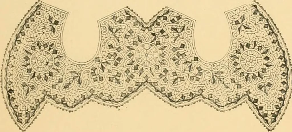 An illustration from Medici lace and the art of making it, 1908, leaf 16