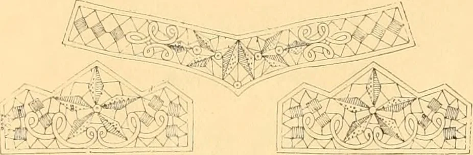 An illustration from Medici lace and the art of making it, 1908, leaf 17