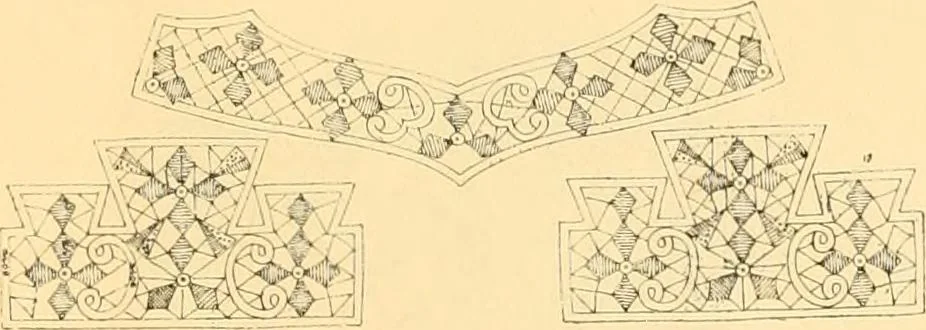 An illustration from Medici lace and the art of making it, 1908, leaf 17
