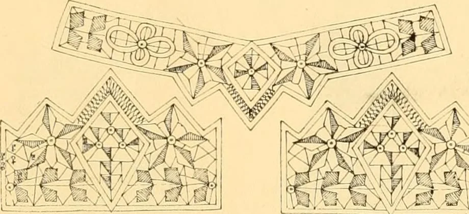 An illustration from Medici lace and the art of making it, 1908, leaf 17