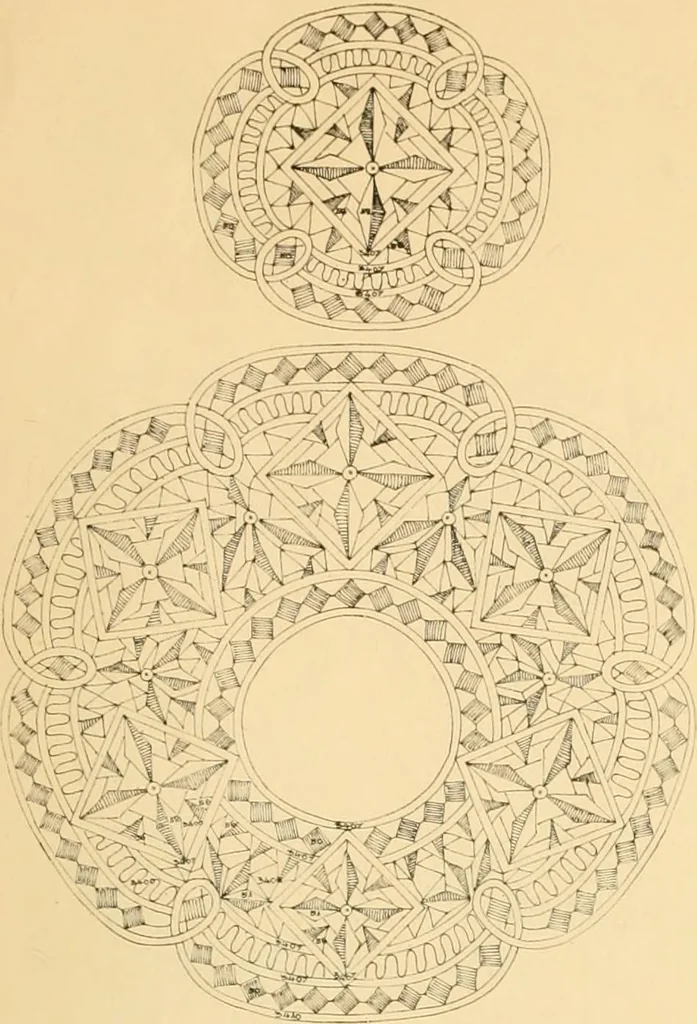 An illustration from Medici lace and the art of making it, 1908, leaf 18