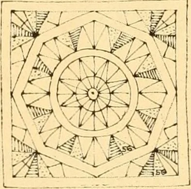 An illustration from Medici lace and the art of making it, 1908, leaf 19