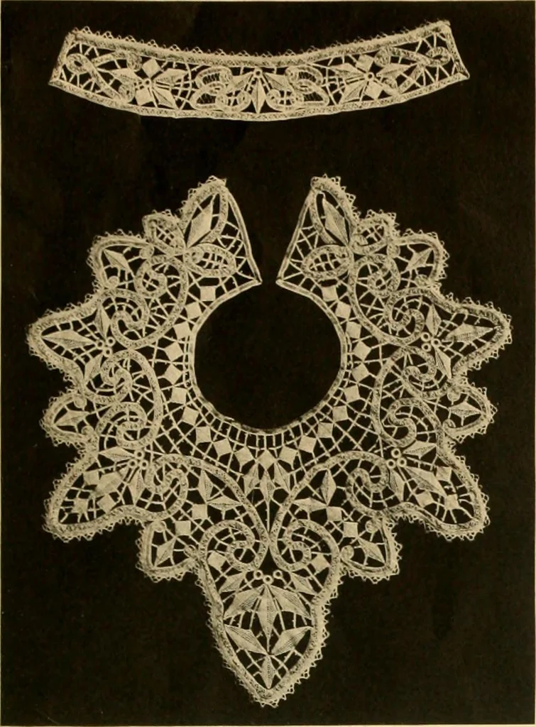 An illustration from Medici lace and the art of making it, 1908, leaf 8