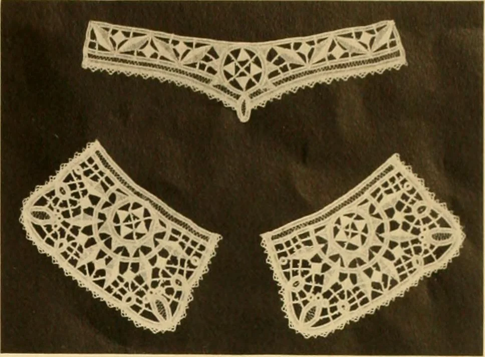 An illustration from Medici lace and the art of making it, 1908, leaf 8