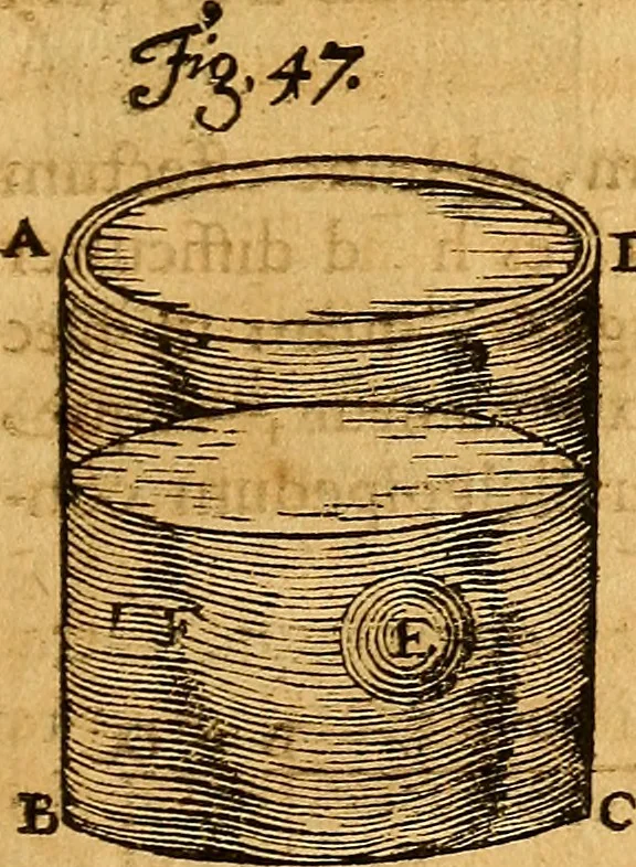 An illustration from Medicina mentis : sive, Artis inveniendi praecepta generalia, 1695, leaf 174