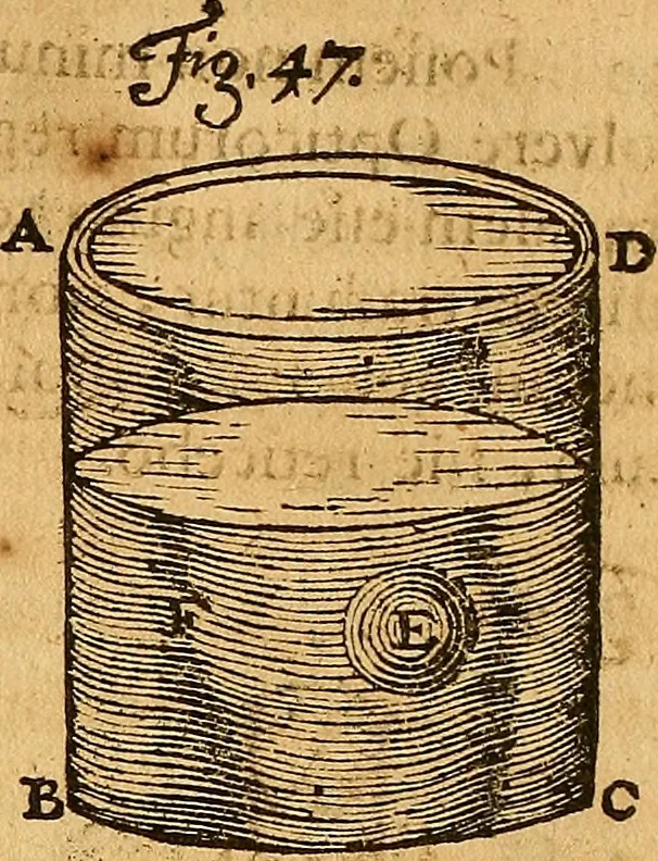 An illustration from Medicina mentis : sive, Artis inveniendi praecepta generalia, 1695, leaf 175