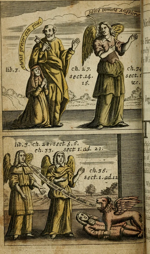 An illustration from Medicina practica, or, Practical physick : containing the way of curing the more eminent and usual diseases happening to humane bodies ... : whereunto is annexed, 1. The preparation of the praecipiolum of Paracelsus; 2. The key of Helmont and Lully; 3. The opening of Sol and Luna, 1692, leaf 605