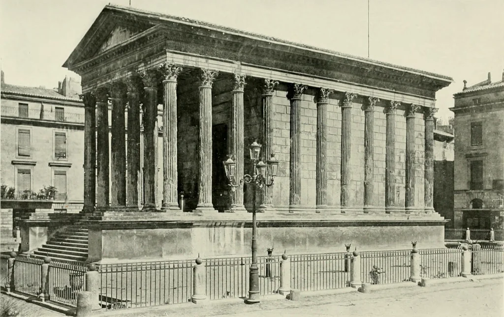 An illustration from Medieval architecture, its origins and development, with lists of monuments and bibliographies, 1912, leaf 102
