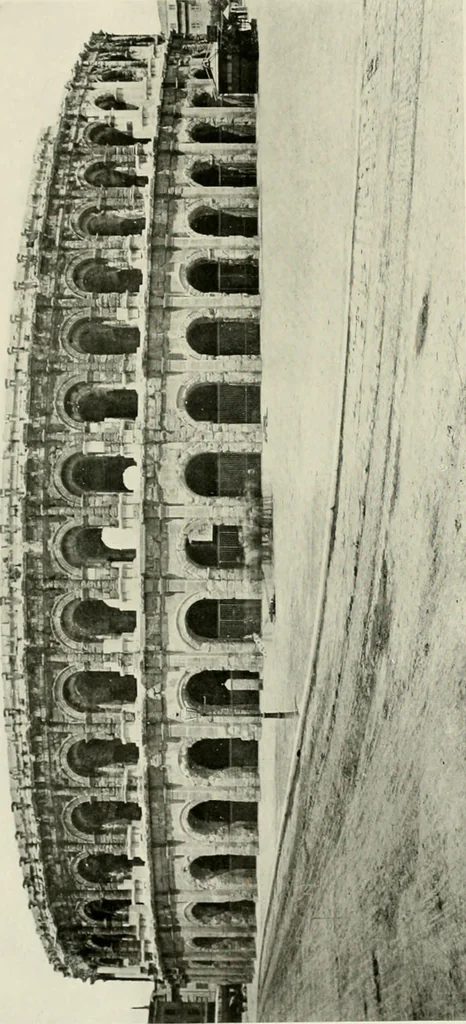 An illustration from Medieval architecture, its origins and development, with lists of monuments and bibliographies, 1912, leaf 112