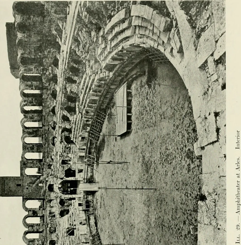 An illustration from Medieval architecture, its origins and development, with lists of monuments and bibliographies, 1912, leaf 114