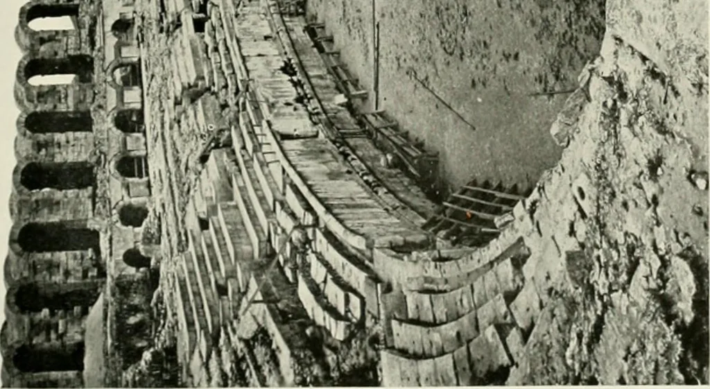An illustration from Medieval architecture, its origins and development, with lists of monuments and bibliographies, 1912, leaf 114
