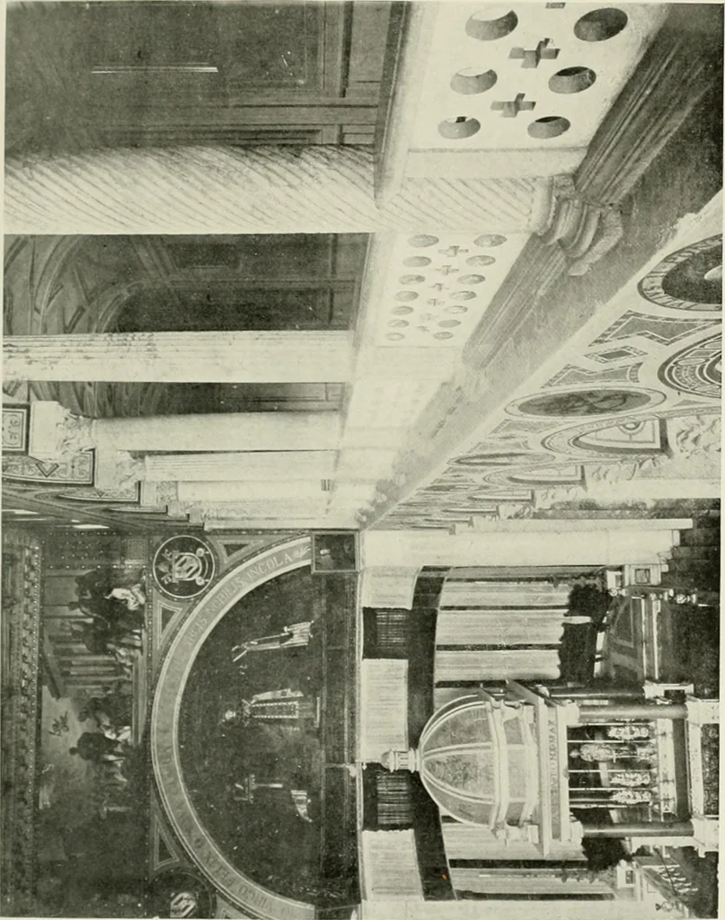An illustration from Medieval architecture, its origins and development, with lists of monuments and bibliographies, 1912, leaf 146