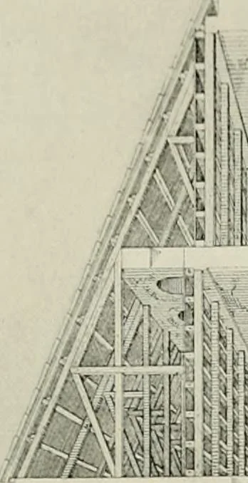 An illustration from Medieval architecture, its origins and development, with lists of monuments and bibliographies, 1912, leaf 166