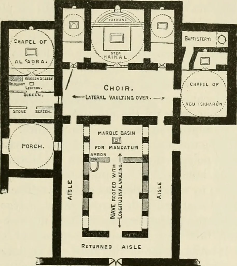 An illustration from Medieval architecture, its origins and development, with lists of monuments and bibliographies, 1912, leaf 212