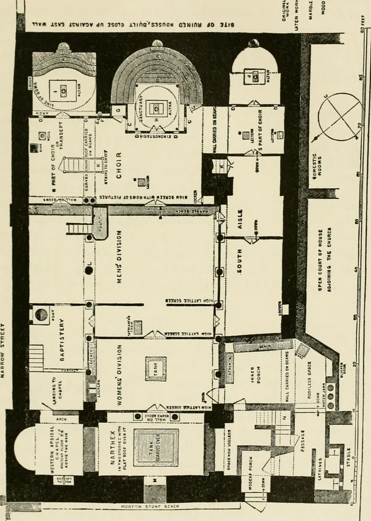 An illustration from Medieval architecture, its origins and development, with lists of monuments and bibliographies, 1912, leaf 214