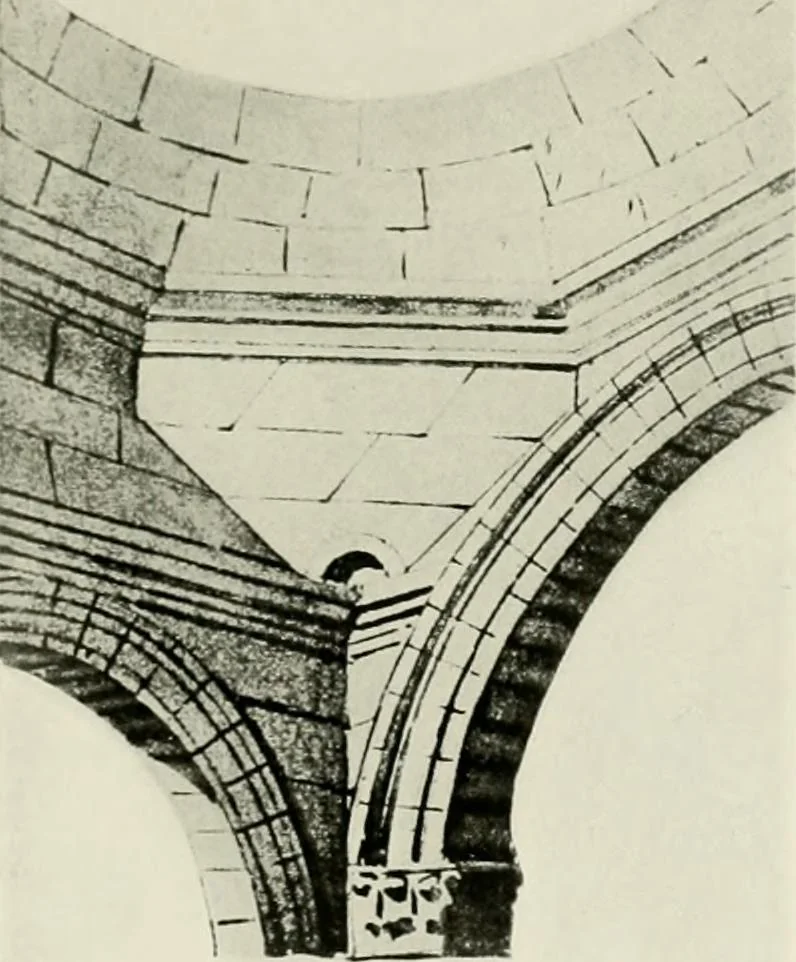 An illustration from Medieval architecture, its origins and development, with lists of monuments and bibliographies, 1912, leaf 242