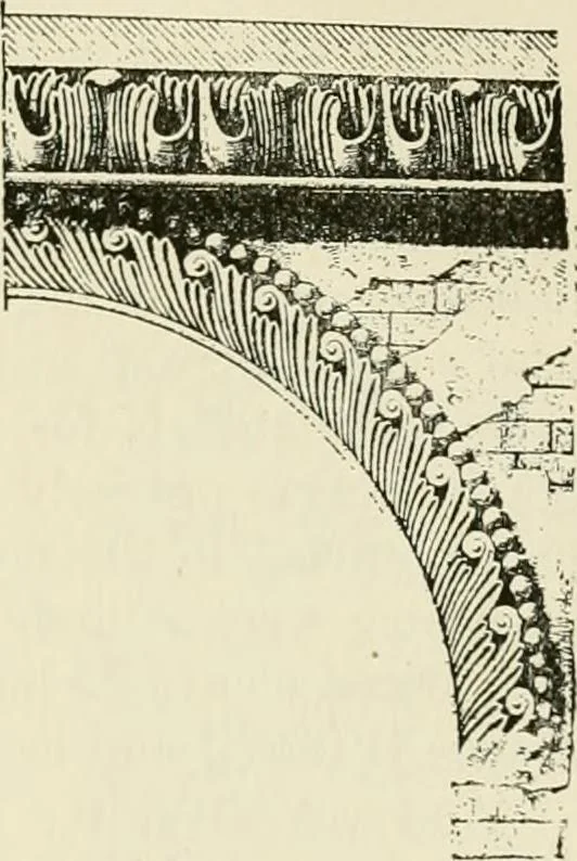 An illustration from Medieval architecture, its origins and development, with lists of monuments and bibliographies, 1912, leaf 284