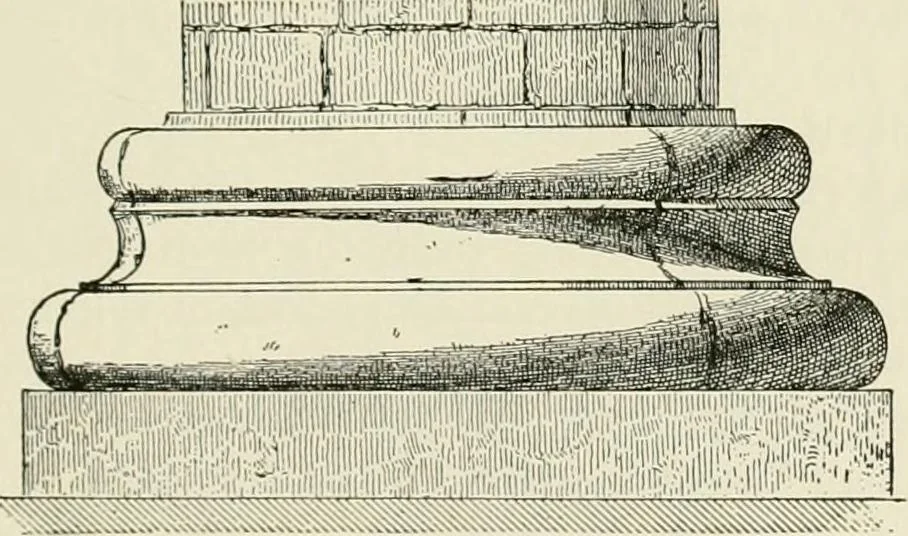 An illustration from Medieval architecture, its origins and development, with lists of monuments and bibliographies, 1912, leaf 416