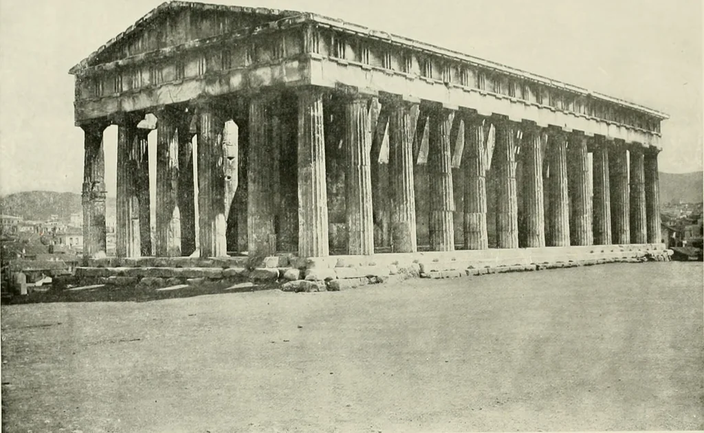 An illustration from Medieval architecture, its origins and development, with lists of monuments and bibliographies, 1912, leaf 44