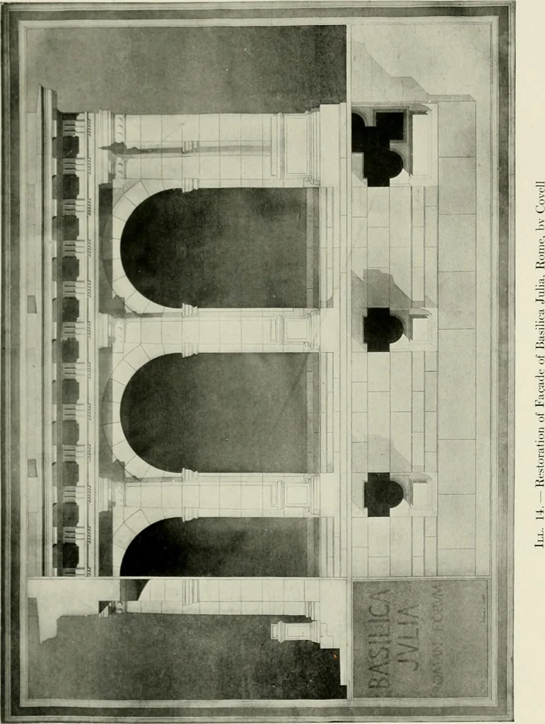 An illustration from Medieval architecture, its origins and development, with lists of monuments and bibliographies, 1912, leaf 68