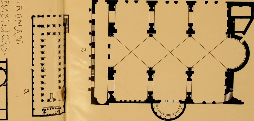 An illustration from Medieval architecture, its origins and development, with lists of monuments and bibliographies, 1912, leaf 90