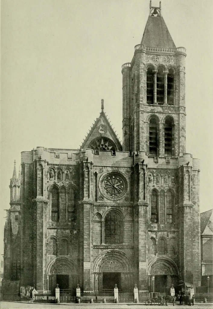 An illustration from Medieval architecture, its origins and development, with lists of monuments and bibliographies, 1912, leaf 180