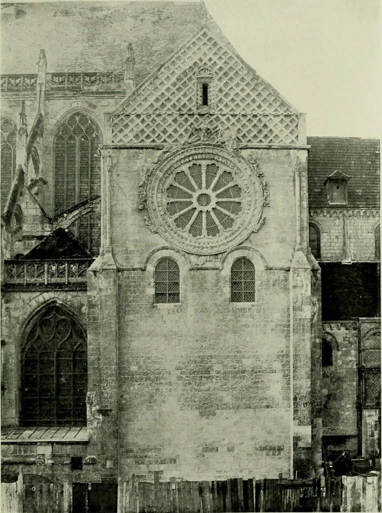 An illustration from Medieval architecture, its origins and development, with lists of monuments and bibliographies, 1912, leaf 240