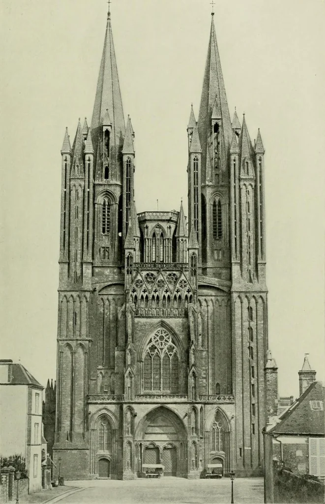 An illustration from Medieval architecture, its origins and development, with lists of monuments and bibliographies, 1912, leaf 474