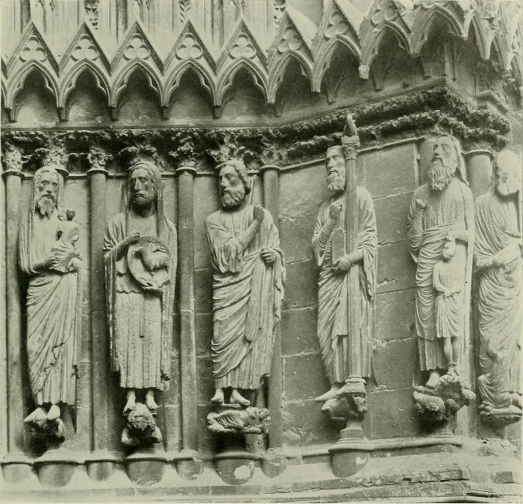 An illustration from Medieval architecture, its origins and development, with lists of monuments and bibliographies, 1912, leaf 514