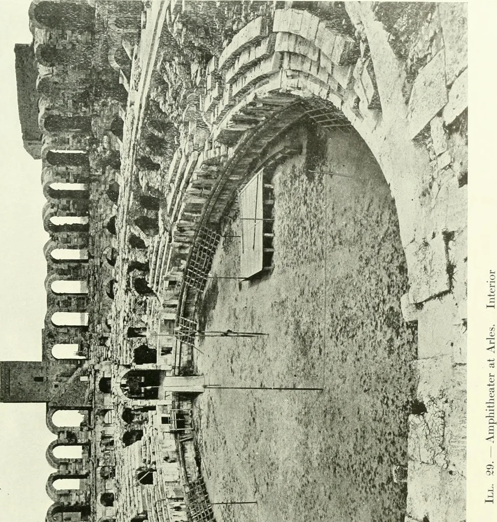 An illustration from Medieval architecture, its origins and development, with lists of monuments and bibliographies, 1909, leaf 112