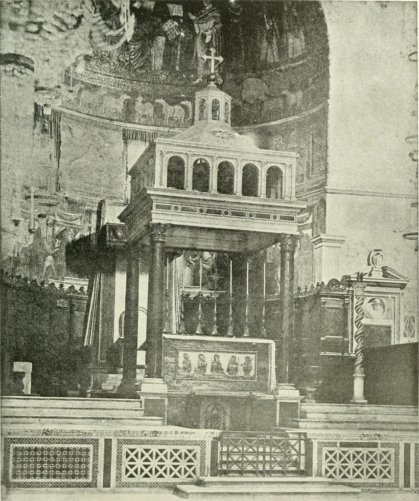 An illustration from Medieval architecture, its origins and development, with lists of monuments and bibliographies, 1909, leaf 152