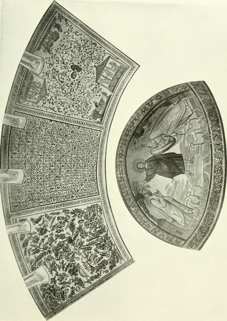 An illustration from Medieval architecture, its origins and development, with lists of monuments and bibliographies, 1909, leaf 176