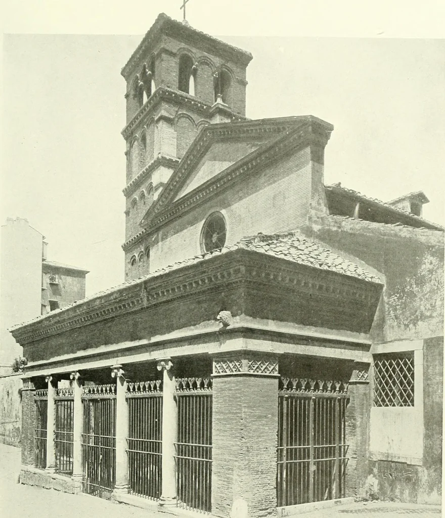 An illustration from Medieval architecture, its origins and development, with lists of monuments and bibliographies, 1909, leaf 188