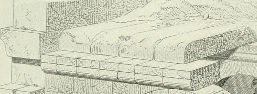 An illustration from Medieval architecture, its origins and development, with lists of monuments and bibliographies, 1909, leaf 190