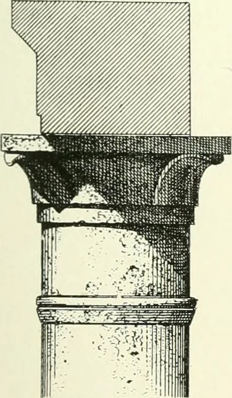 An illustration from Medieval architecture, its origins and development, with lists of monuments and bibliographies, 1909, leaf 206