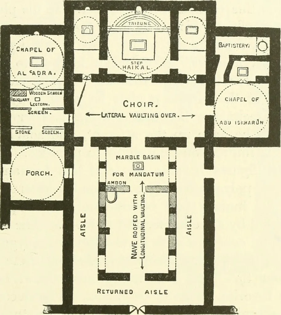 An illustration from Medieval architecture, its origins and development, with lists of monuments and bibliographies, 1909, leaf 210