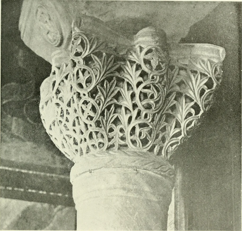 An illustration from Medieval architecture, its origins and development, with lists of monuments and bibliographies, 1909, leaf 226