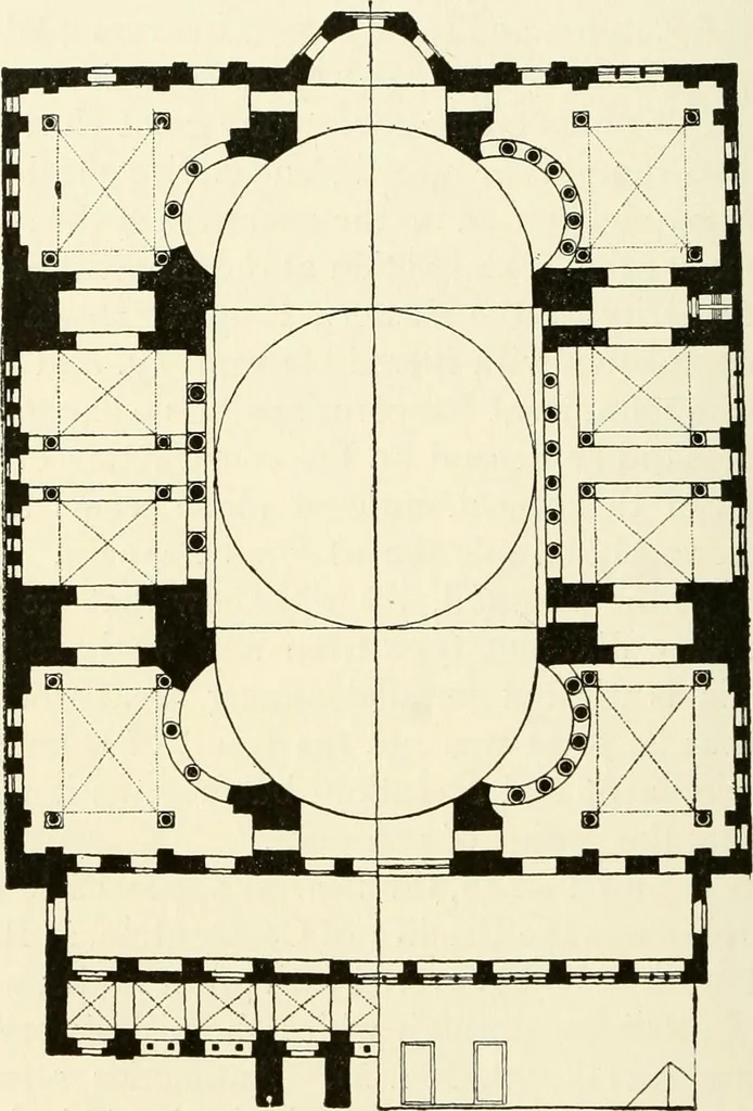 An illustration from Medieval architecture, its origins and development, with lists of monuments and bibliographies, 1909, leaf 249