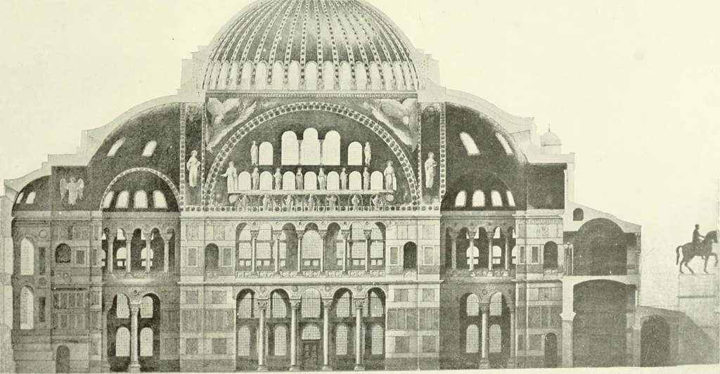 An illustration from Medieval architecture, its origins and development, with lists of monuments and bibliographies, 1909, leaf 250