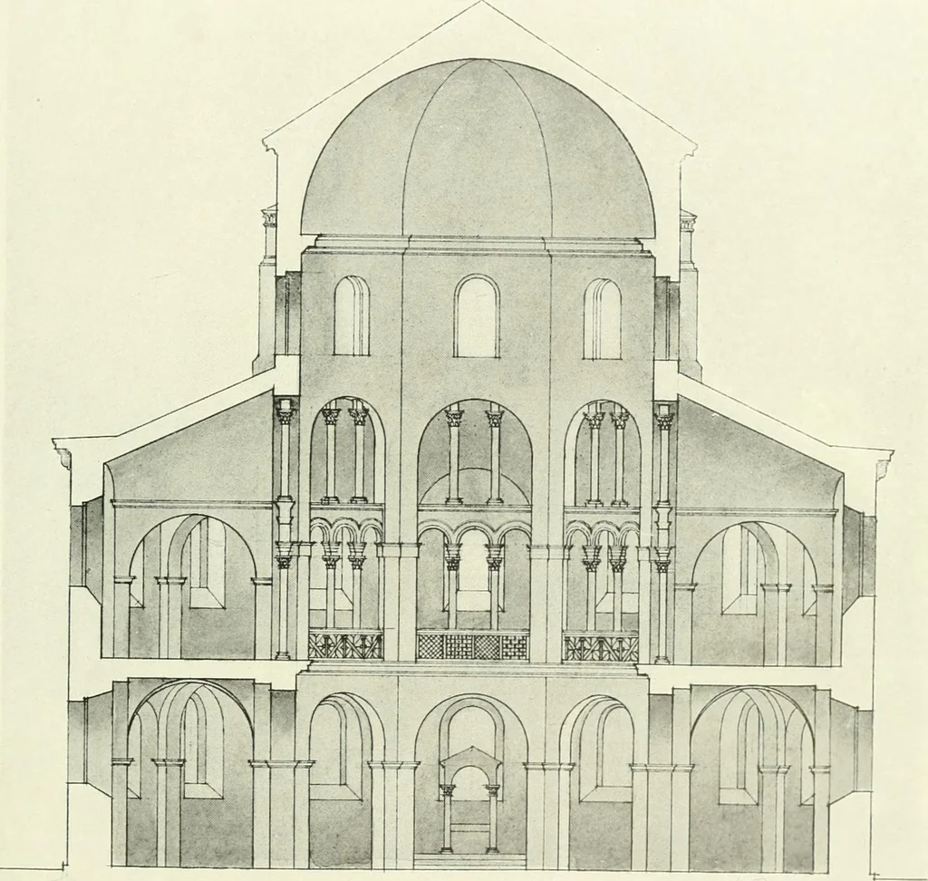 An illustration from Medieval architecture, its origins and development, with lists of monuments and bibliographies, 1909, leaf 288