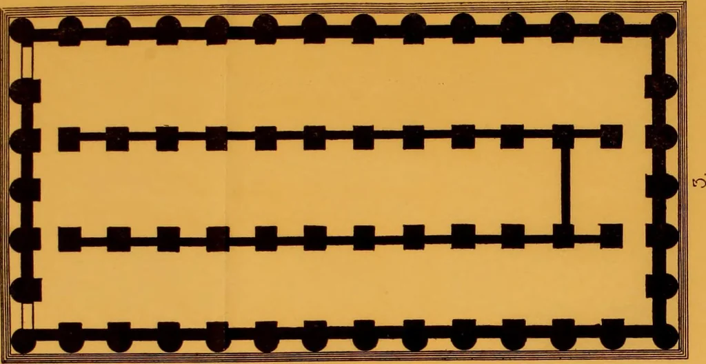 An illustration from Medieval architecture, its origins and development, with lists of monuments and bibliographies, 1909, leaf 41