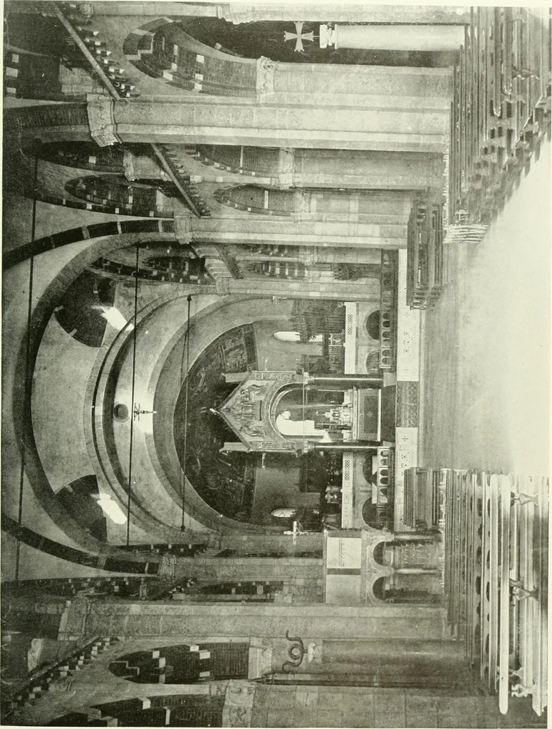 An illustration from Medieval architecture, its origins and development, with lists of monuments and bibliographies, 1909, leaf 422