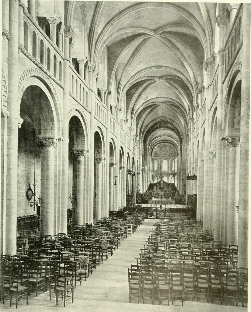 An illustration from Medieval architecture, its origins and development, with lists of monuments and bibliographies, 1909, leaf 470