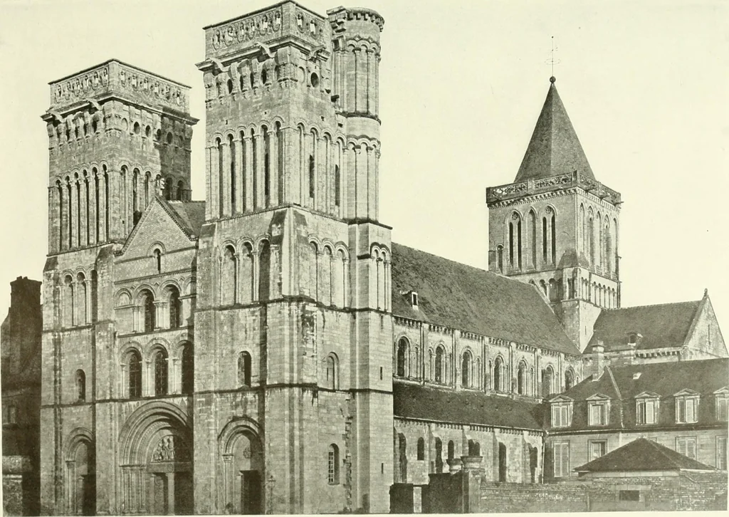 An illustration from Medieval architecture, its origins and development, with lists of monuments and bibliographies, 1909, leaf 488