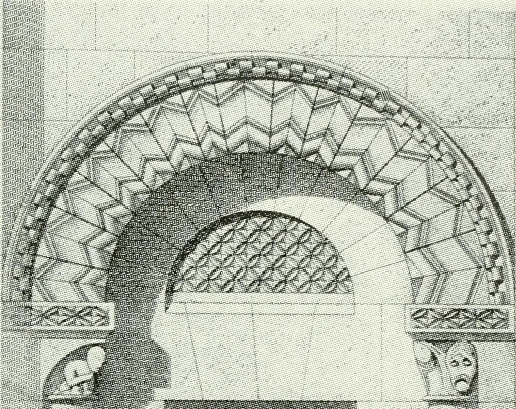 An illustration from Medieval architecture, its origins and development, with lists of monuments and bibliographies, 1909, leaf 514