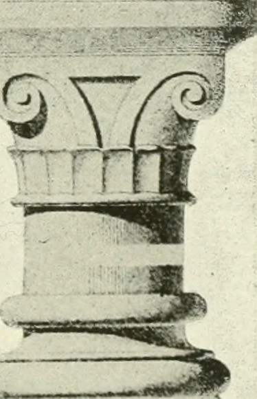 An illustration from Medieval architecture, its origins and development, with lists of monuments and bibliographies, 1909, leaf 524