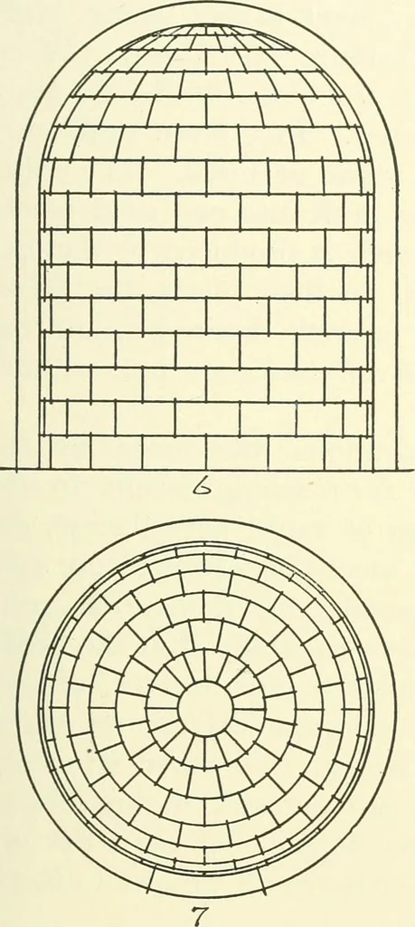 An illustration from Medieval architecture, its origins and development, with lists of monuments and bibliographies, 1909, leaf 62